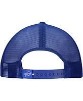 New Era Men's White/Royal Buffalo Bills Distressed 9FIFTY A-Frame Snapback Hat