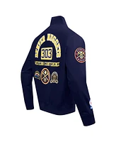 Pro Standard Men's Navy Denver Nuggets Area Code Full-Zip Jacket