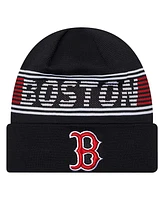 New Era Men's Navy Boston Red Sox Authentic Collection Cuffed Knit Hat