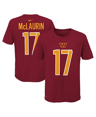 Nike Big Boys and Girls Terry McLaurin Burgundy Washington Commanders Team Pride Player Name Number T-Shirt