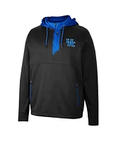 Colosseum Men's Black Kentucky Wildcats Luge 3.0 Quarter-Zip Hoodie