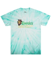 Heroes & Villains Men's and Women's Green Star Wars Ewoks Tie Dye T-Shirt