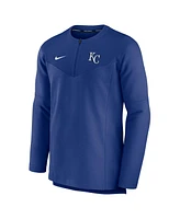 Nike Men's Royal Kansas City Royals Authentic Collection Uv Quarter-Zip Sweatshirt