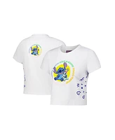 Freeze Max Women's White Lilo and Stitch Scrump Baby Doll T-Shirt