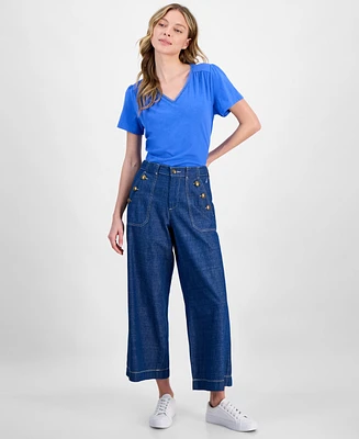 Nautica Jeans Women's High-Rise Cropped