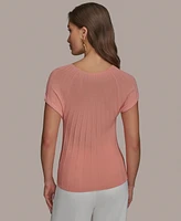 Donna Karan New York Women's Cap Sleeve Sweater, Regular & Petite Sizes