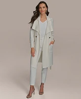 Donna Karan New York Women's Long Belted Cardigan