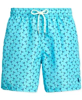 Polo Ralph Lauren Men's 5.75-Inch Traveler Classic Printed Swim Trunks