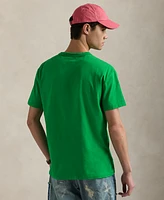 Polo Ralph Lauren Men's Classic-Fit Madras-Logo Jersey T-Shirt