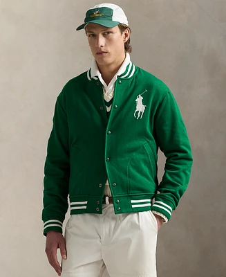 Polo Ralph Lauren Men's Big Pony Fleece Baseball Jacket