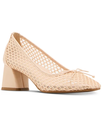 Madden Girl Emily-m Mesh Block-Heel Ballet Pumps