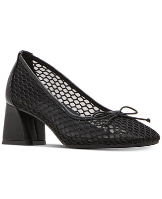 Madden Girl Emily-m Mesh Block-Heel Ballet Pumps