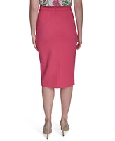 Tommy Hilfiger Women's Back-Zip Midi Pencil Skirt