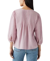 Levi's Women's Gina Button-Front Long-Sleeve Blouse