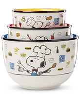Lenox Chef Snoopy Bowls, Set of 3