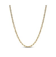 Pandora 14K Gold Plated Elongated Link Chain Necklace