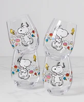 Lenox Chef Snoopy Tumblers, Set of 4