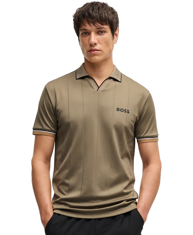 Hugo Boss x Matteo Men's Berrettini Four-Way Stretch Polo Shirt