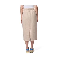 Fleece Midi Pull-On Skirt