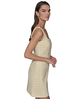 Karl Lagerfeld Paris Women's Elegant Boucle Tweed Dress