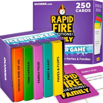 Quokka Engaging Family Conversation Cards Fun Icebreaking Topics For Kids Aged 8 12