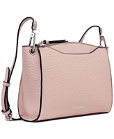 Calvin Klein Garnet Adjustable Top Zipper Crossbody