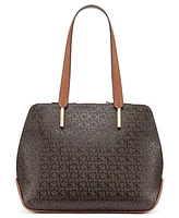 Calvin Klein Audrey Textured Emboss Tote