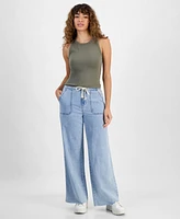 And Now This Women's Drawstring Wide-Leg Jeans, Exclusively at Macy's