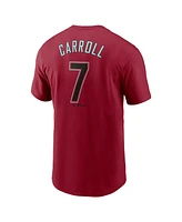 Nike Men's Corbin Carroll Red Arizona Diamondbacks Fuse Name Number T-Shirt