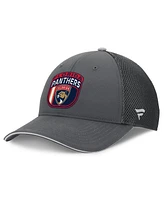 Fanatics Men's Gray Florida Panthers Authentic Pro Home Ice Trucker Adjustable Hat