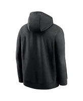 Nike Men's Black Detroit Lions Fan Iconic Club Fleece Pullover Hoodie