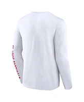 Fanatics Men's White St. Louis Cardinals Press Box Long Sleeve T-Shirt