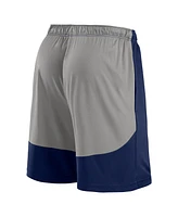 Fanatics Men's Navy/Gray New York Yankees Launch Polyester Shorts