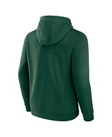 Fanatics Men's Green Miami Hurricanes Fleece Pullover Hoodie