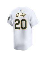 Nike Men's Zack Gelof White Athletics Home Limited Player Jersey
