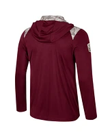 Colosseum Men's Maroon Mississippi State Bulldogs Oht Military Appreciation Quarter-Zip Hoodie Jacket