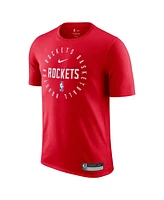 Nike Men's Red Houston Rockets 2024/25 Legend On-Court Practice Performance T-Shirt