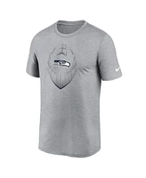 Nike Men's Heather Gray Seattle Seahawks Primetime Legend Icon Performance T-Shirt