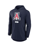 Nike Men's Navy Arizona Wildcats Lightweight Performance Long Sleeve Hoodie T-Shirt