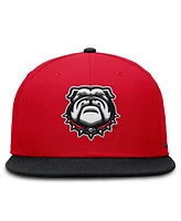 Nike Men's Red/Black Georgia Bulldogs Two-Tone Primetime Performance Fitted Hat