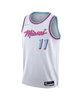 Nike Men's and Women's Jaime Jaquez Jr. White Miami Heat 2024/25 Swingman Player Jersey - City Edition