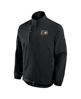 Fanatics Men's Black Philadelphia Flyers Authentic Pro Rink Coaches Full-Zip Jacket