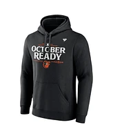 Fanatics Men's Black Baltimore Orioles 2024 Mlb Postseason Locker Room Pullover Hoodie