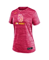 Nike Women's Pink San Diego Padres Authentic Collection City Connect Velocity Performance T-Shirt