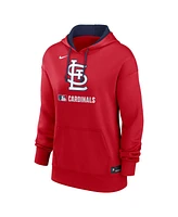 Nike Women's Red St. Louis Cardinals Authentic Collection Performance Pullover Hoodie