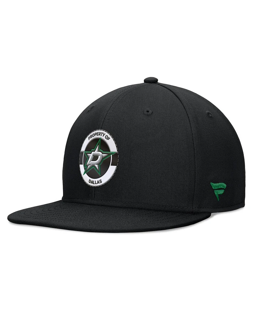 Fanatics Men's Black Dallas Stars Authentic Pro Training Camp Snapback Hat