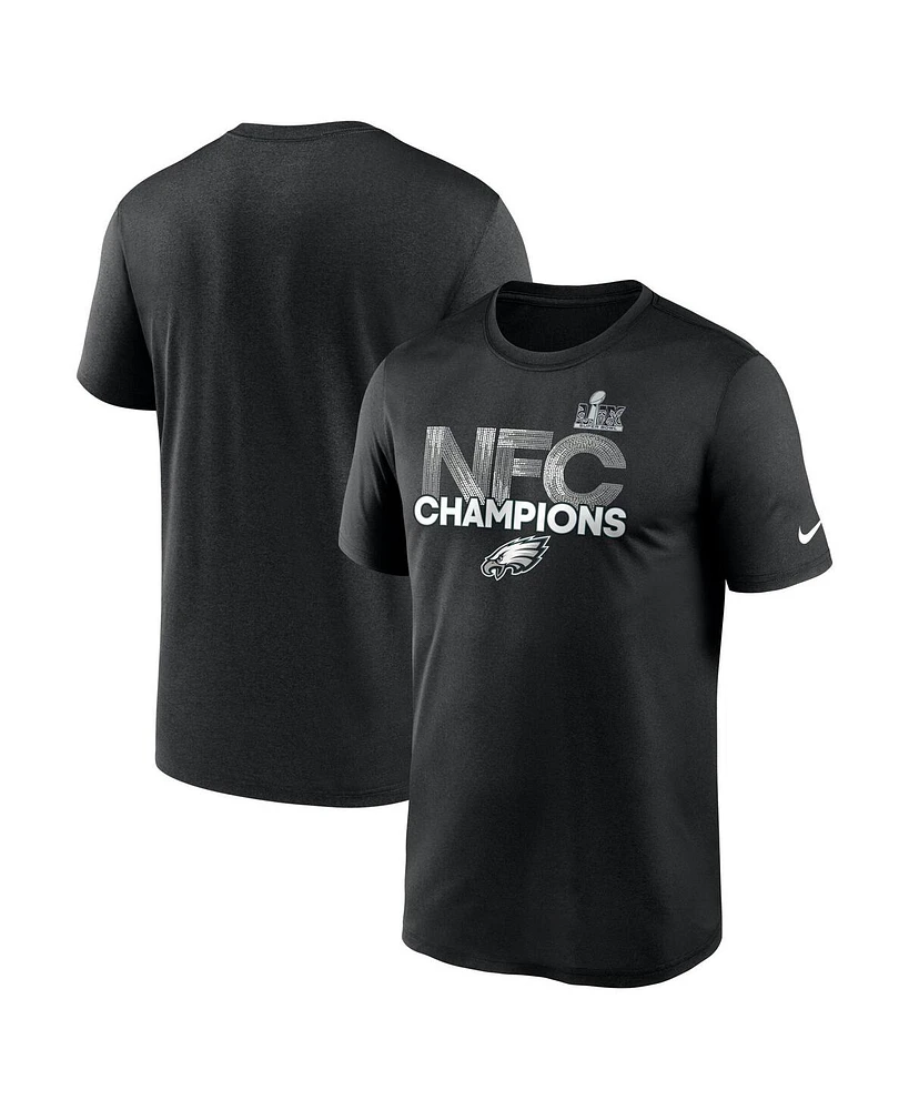 Nike Men's Black Philadelphia Eagles 2024 Nfc Champions Legend T-Shirt