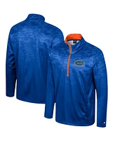 Colosseum Men's Royal Florida Gators The Machine Half-Zip Jacket