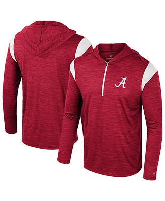 Colosseum Men's Crimson Alabama Tide Dozer Half-Zip Windshirt