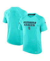 Fanatics Men's Blue Seattle Kraken Authentic Pro Rink Tech T-Shirt